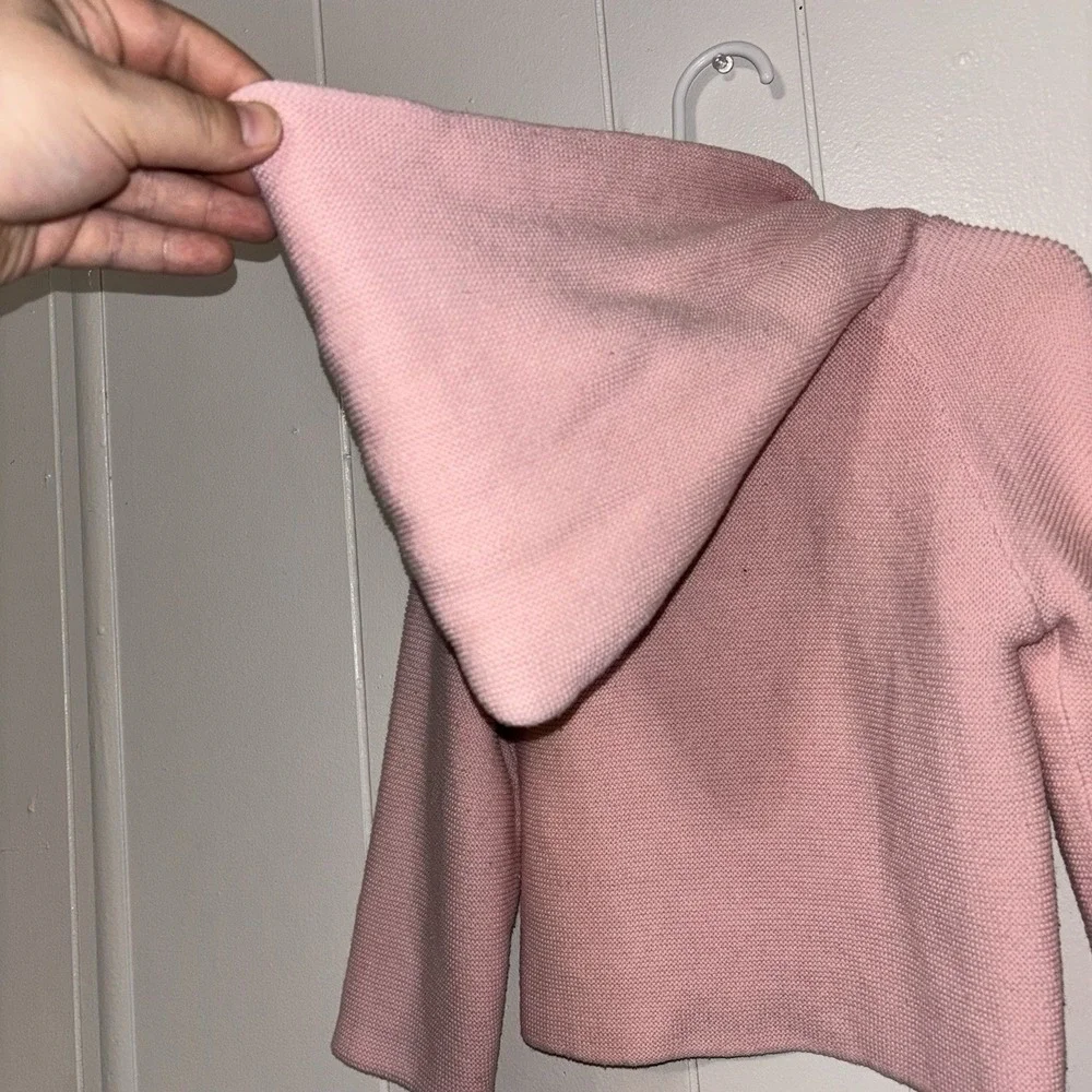 Fleurisse Baby Girl Pink Knit Sweater Heavier Size‎ 12 Months $145 Retail France